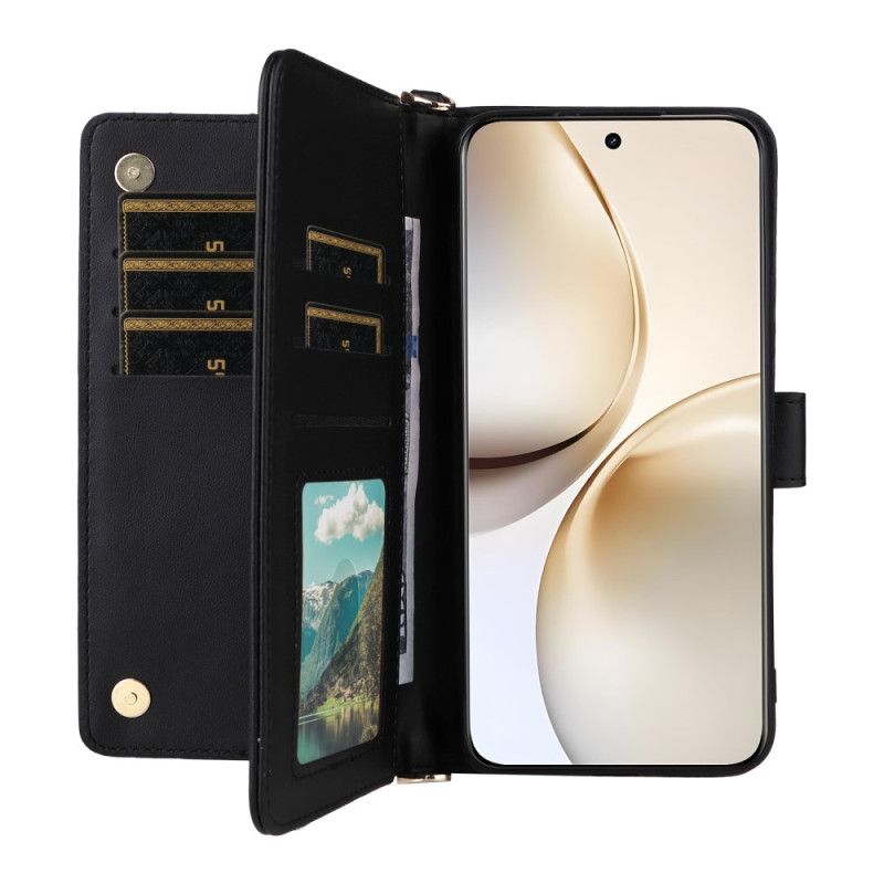 Housse Realme 14 Pro Plus 5G Premium avec Bandoulière et Lanière