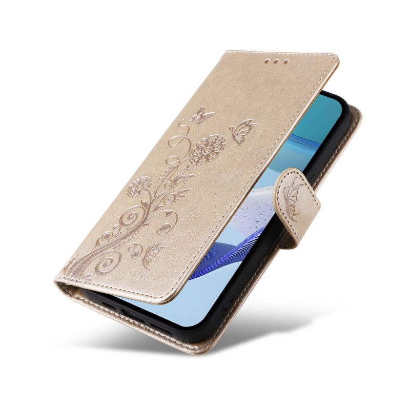 Housse Realme 14X 5G / C75 / C71 Papillons et Fleurs