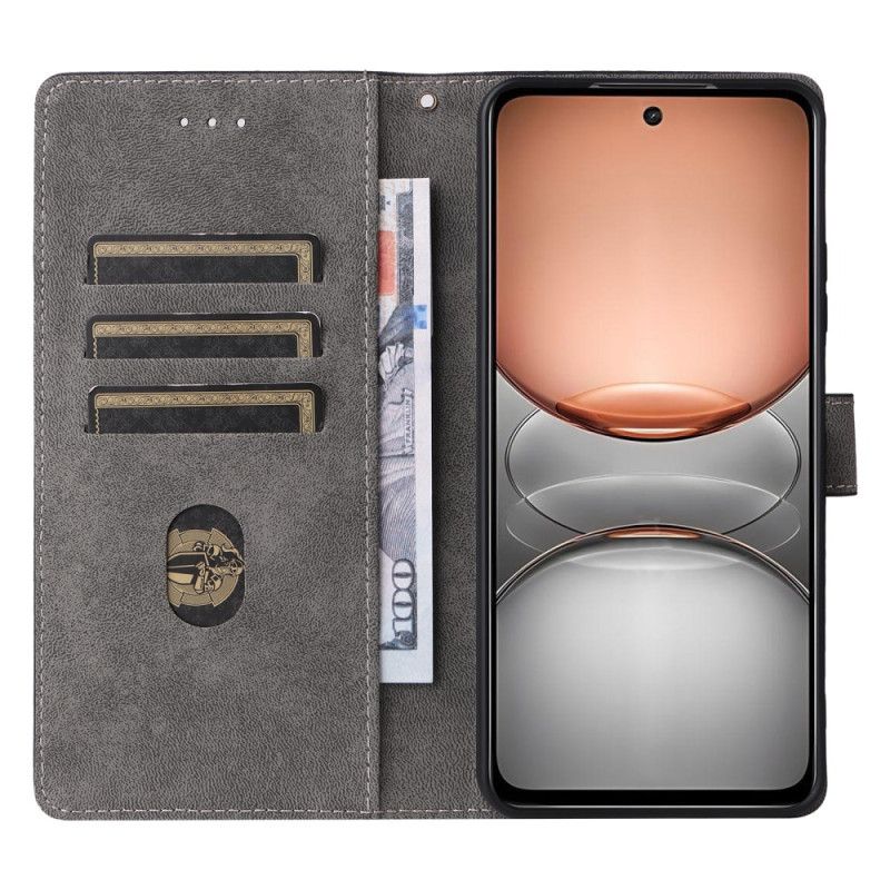 Housse Realme 14X 5G / C75 Protection RFID Effet Daim