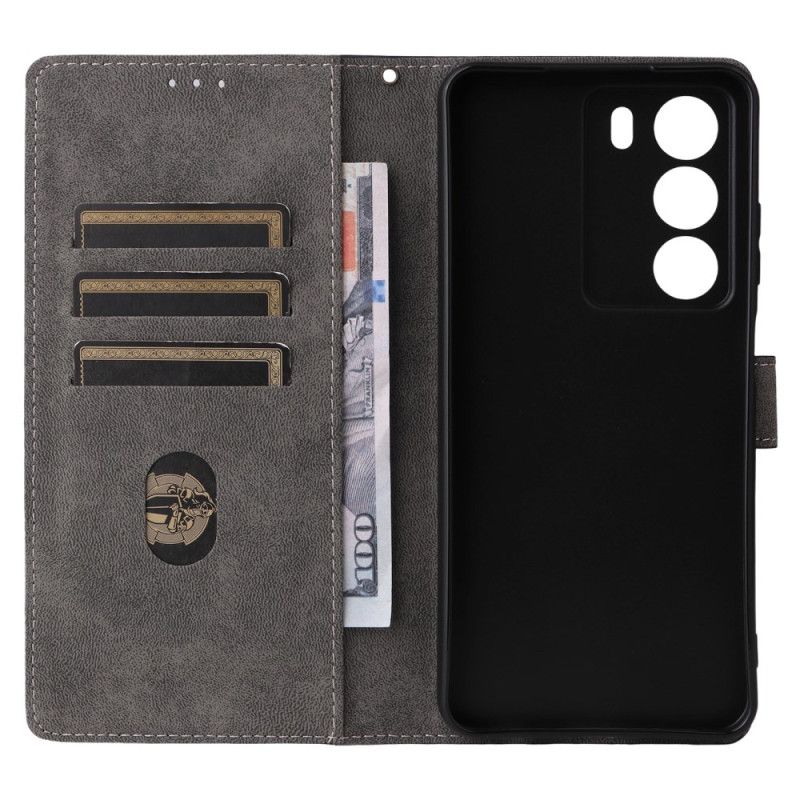 Housse Realme 14X 5G Protection RFID Cuir Effet Cuir