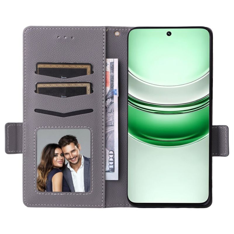 Housse Realme 14X 5G Texture Litchi à Lanière