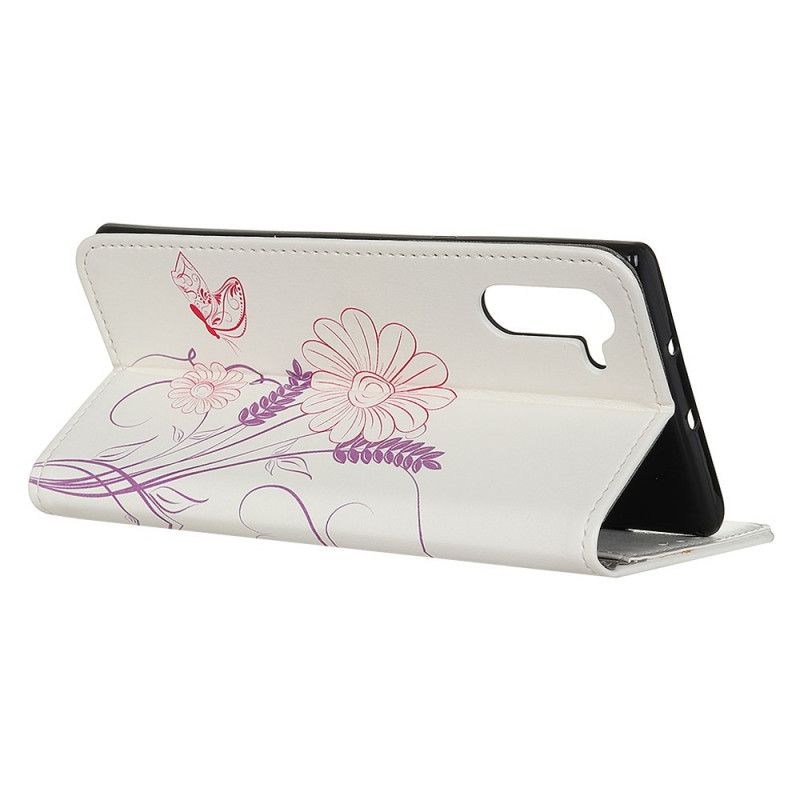 Housse Realme 6 Dessin Papillons Et Fleurs