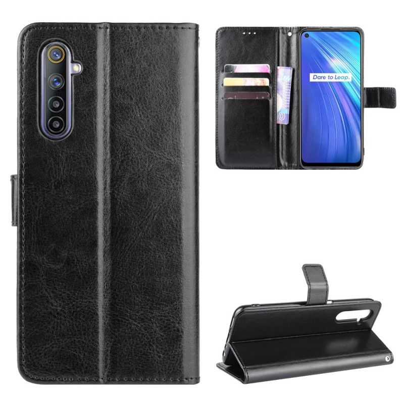 Housse Realme 6 Simili Cuir Flashy