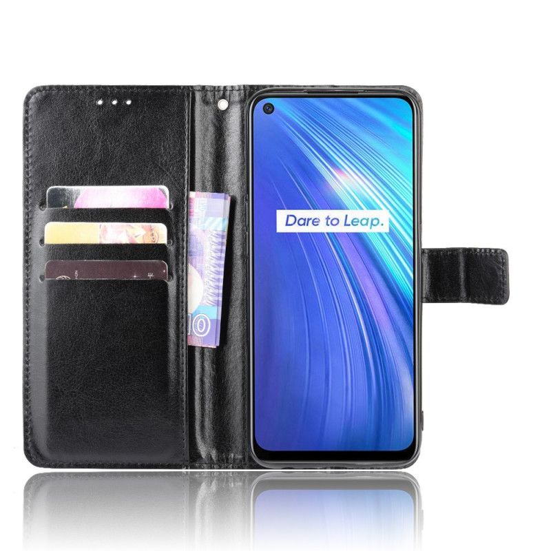 Housse Realme 6 Simili Cuir Flashy