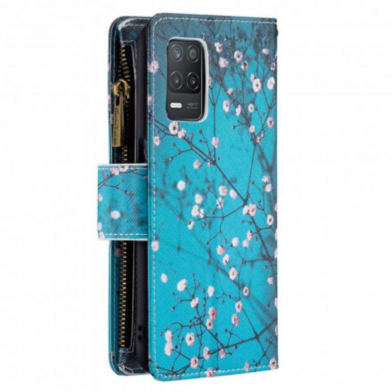 Housse Realme 8 5G Poche Zippée Arbre