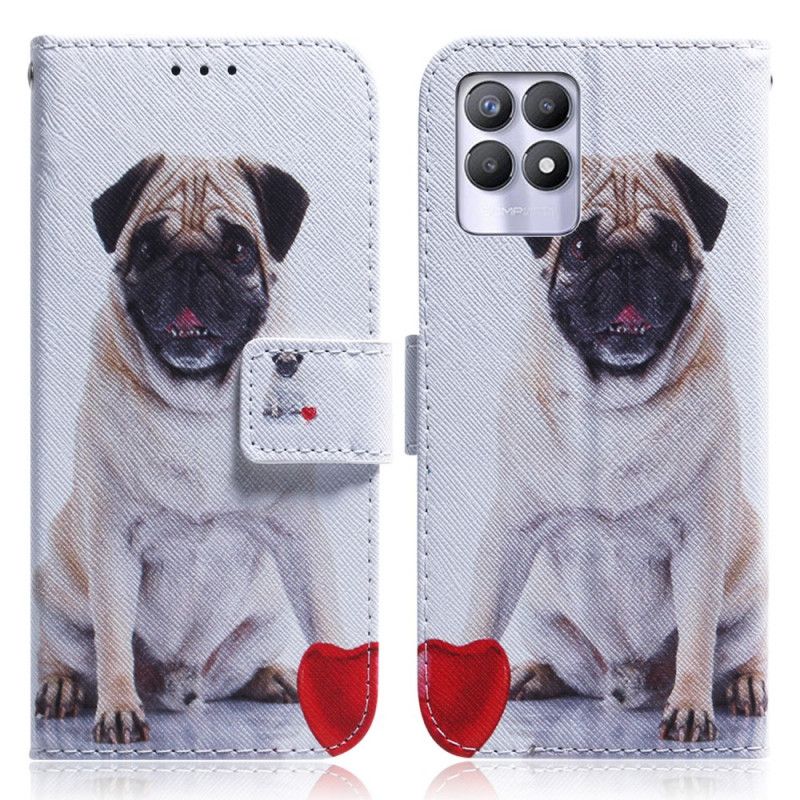 Housse Realme 8i Pug Dog