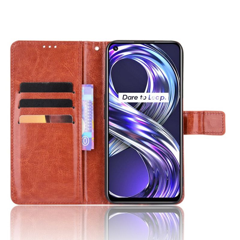 Housse Realme 8i Simili Cuir Flashy