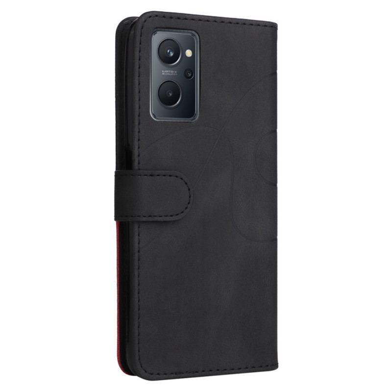 Housse Realme 9i Lanière Motif Ligné