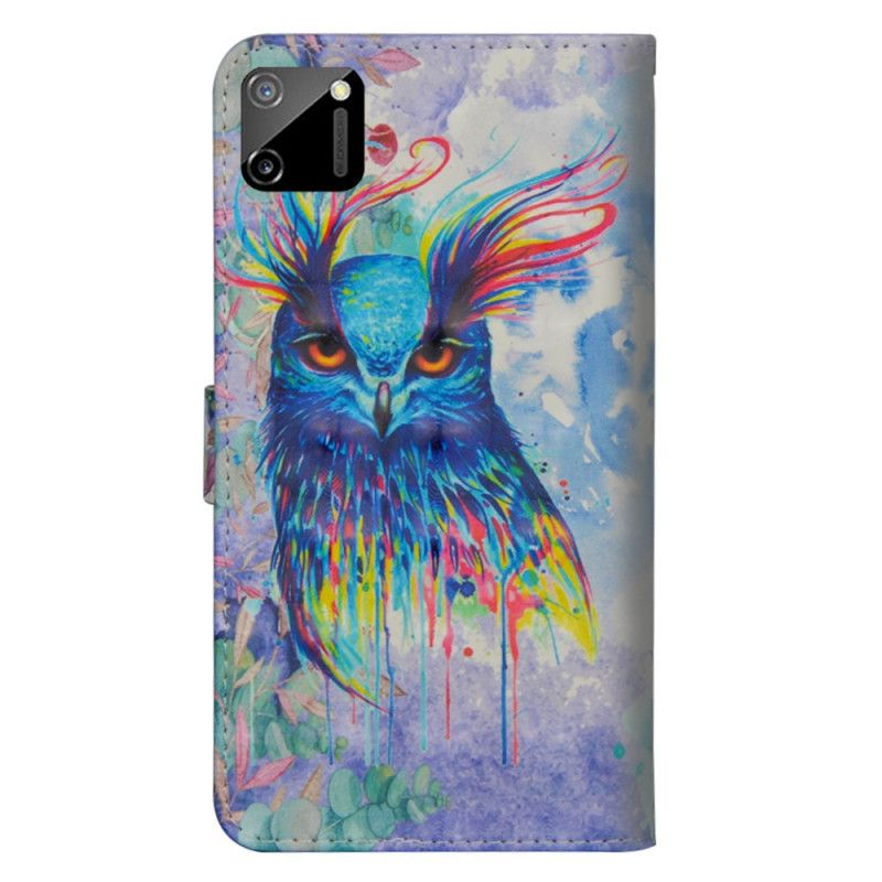 Étui Housse Realme C11 Oiseau Aquarelle