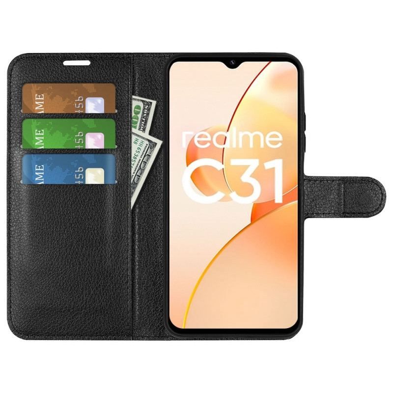 Housse Realme C31 Simili Cuir Flashy