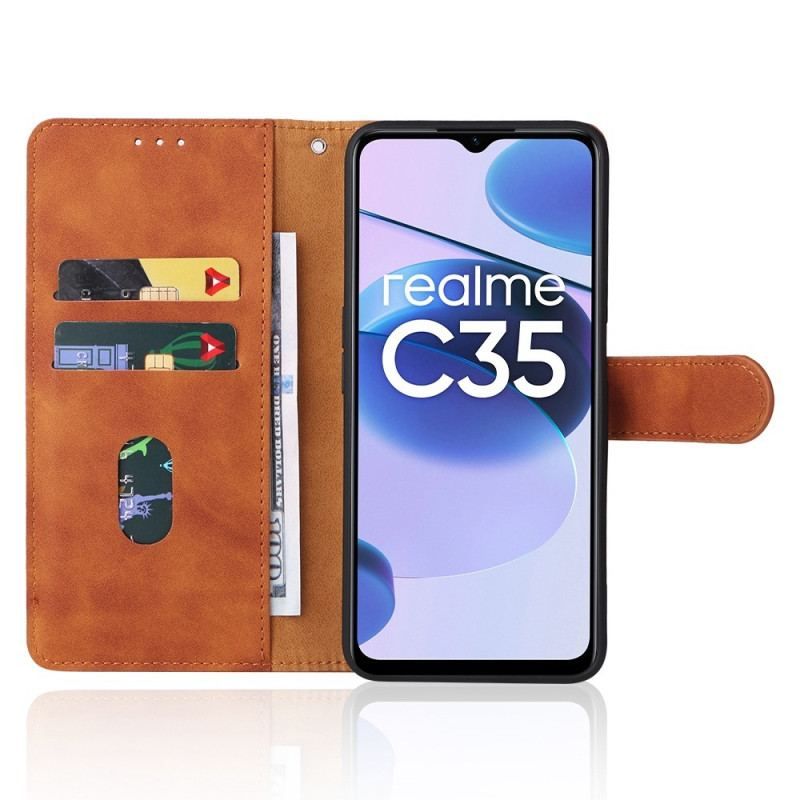 Housse Realme C35 Skin-Touch Feeling à Lanière