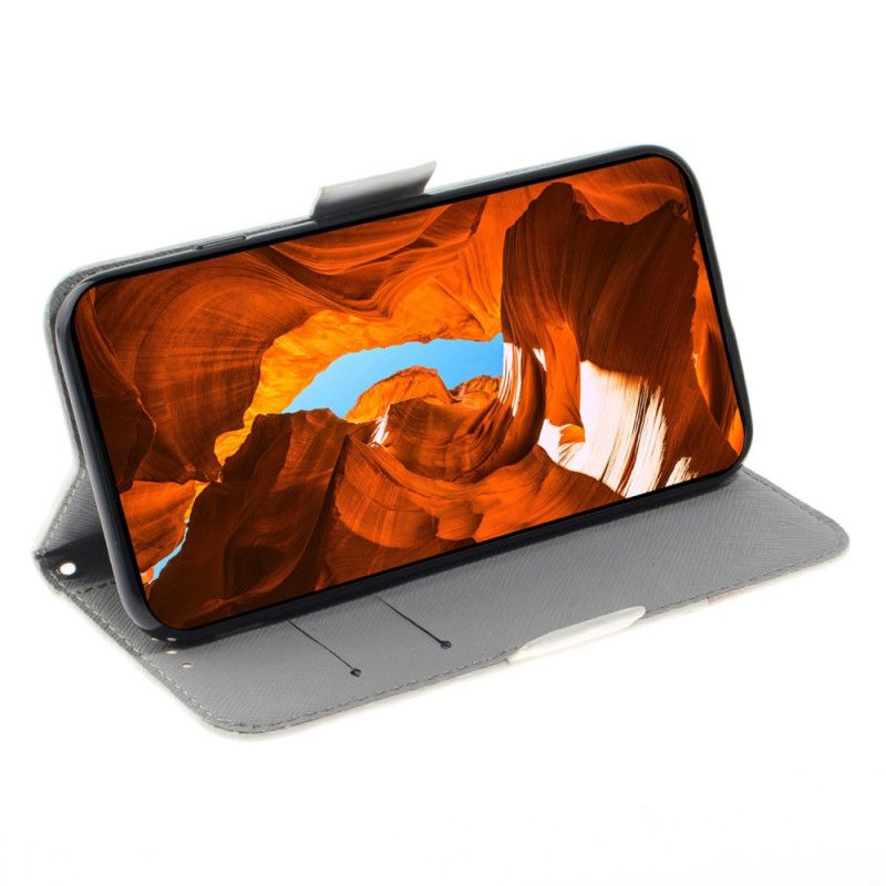 Housse Realme C53 / C51 Chat Mignon à Lanière