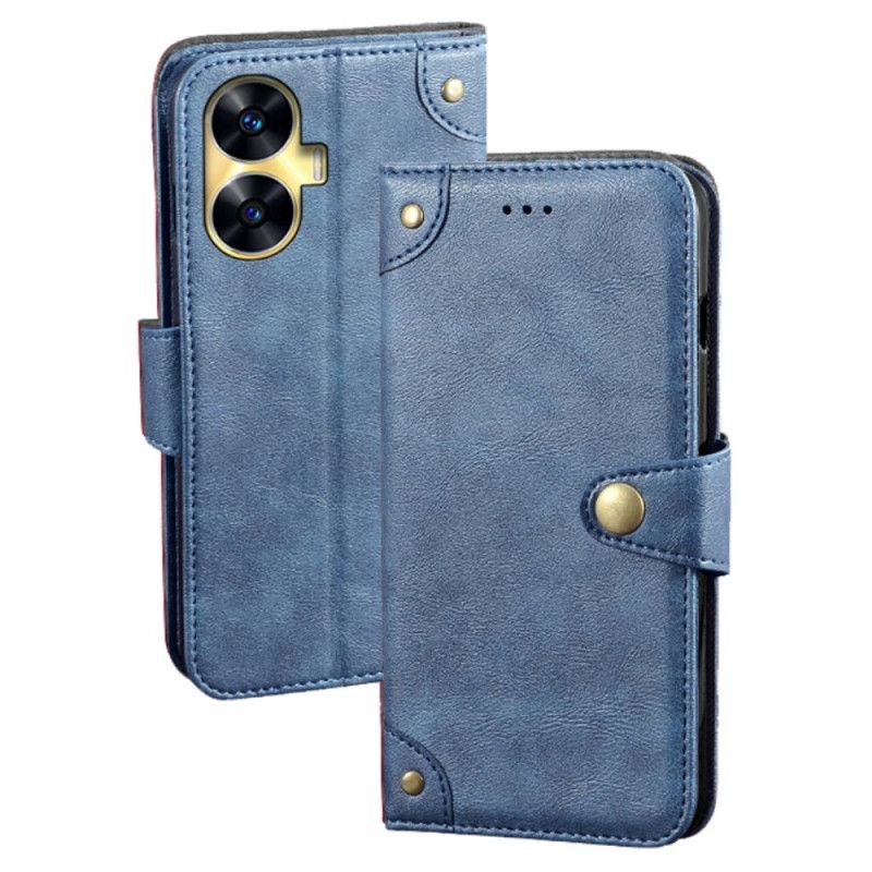 Housse Realme C55 Boutons Dorés IDEWEI