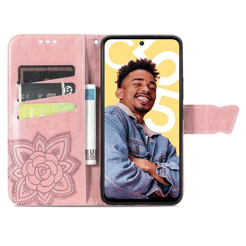 Housse Realme C55 Papillon Baroque à Lanière