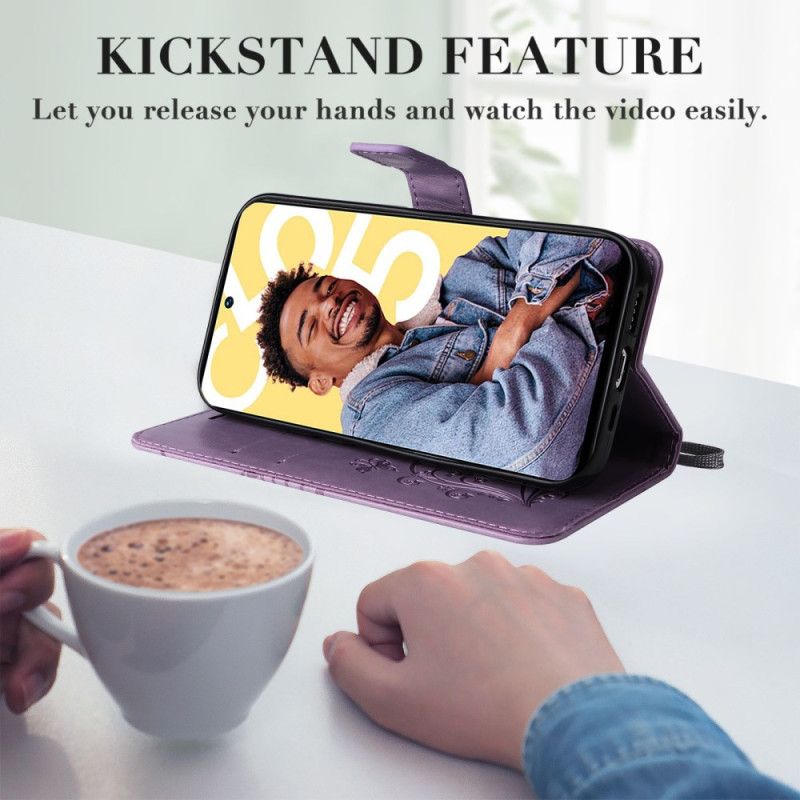 Housse Realme C55 Papillons Géants à Lanière