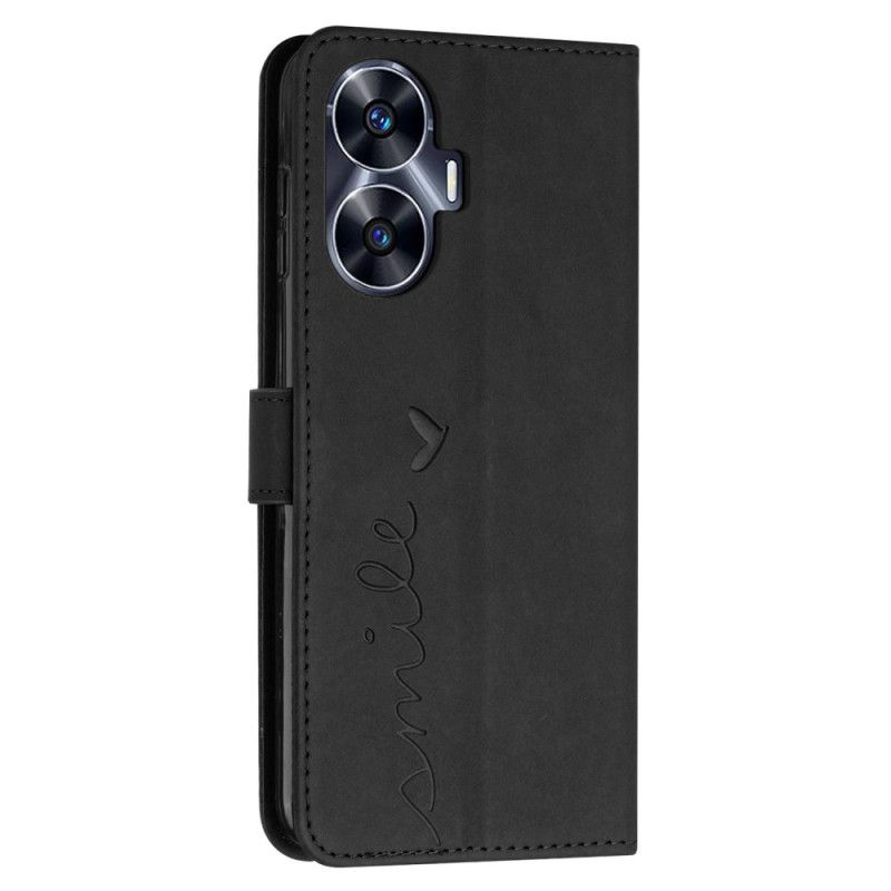 Housse Realme C55 Smile avec Bandoulière