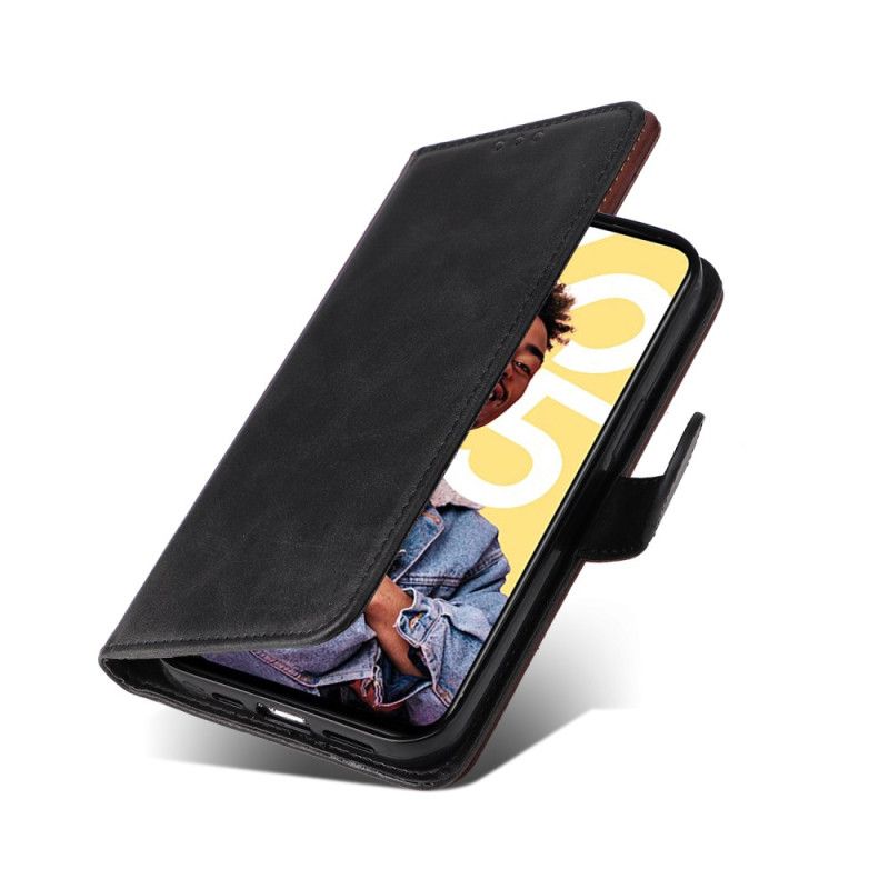 Housse Realme C55 Texture Cuir à Lanière