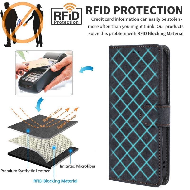 Housse Realme C63 / C61 Protection RFID Effet Daim à Lanière