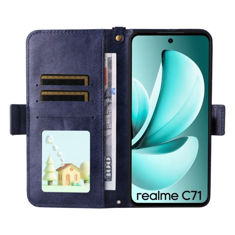 Housse Realme C75 / C71 Portefeuille