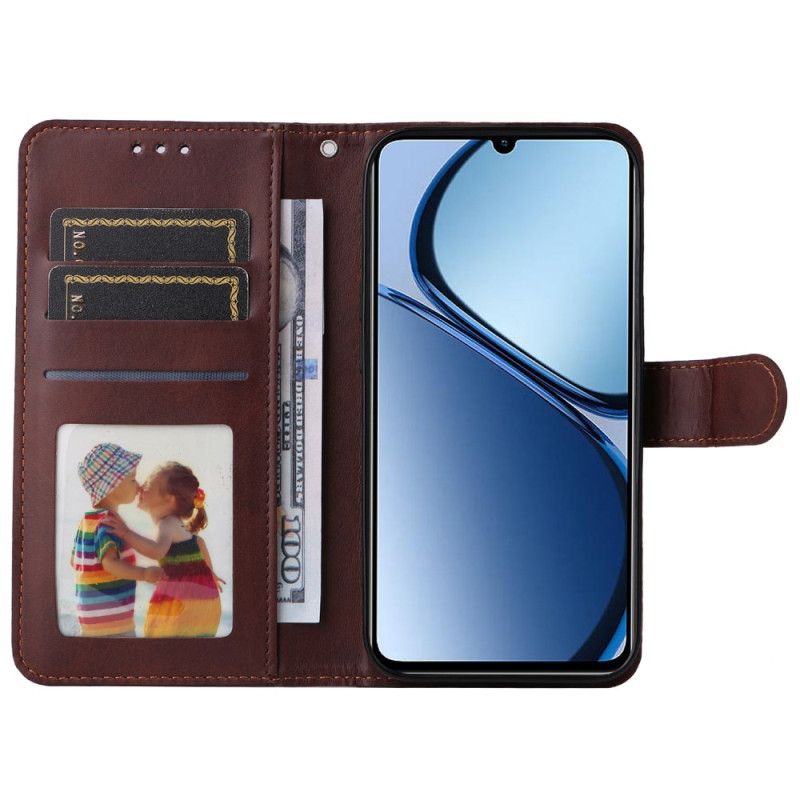 Housse Realme Note 60 / 60X / C63 / C61 Effet Cuir Uni