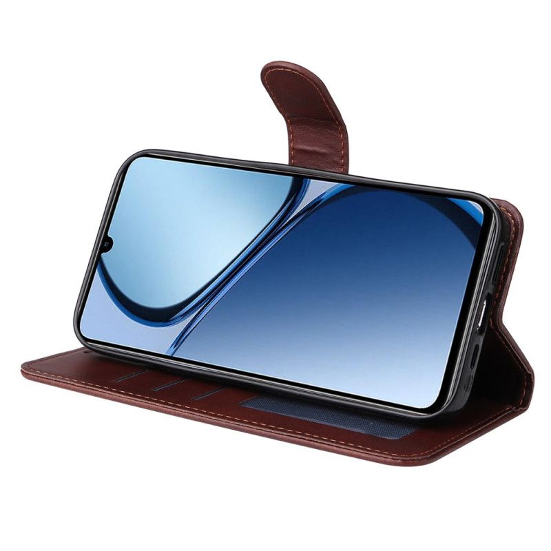 Housse Realme Note 60 / 60X / C63 / C61 Effet Cuir Uni