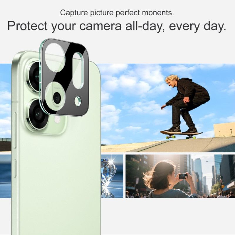 Lentille de Protection en Verre Trempé pour Oppo Reno 14 5G (version noire)