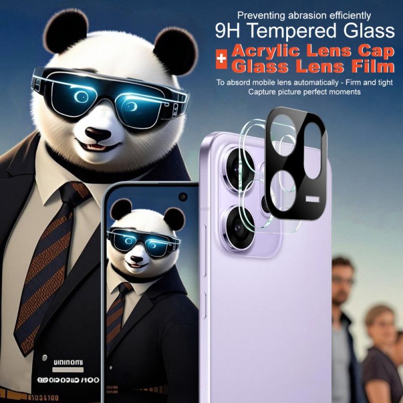 Lentille de Protection en Verre Trempé pour Oppo Reno 14 F 5G (version noire) IMAK