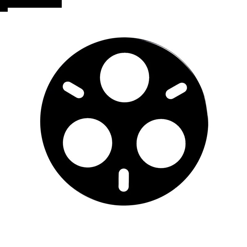 Lentille de Protection en Verre Trempé pour Realme 14 Pro 5G (version noire)