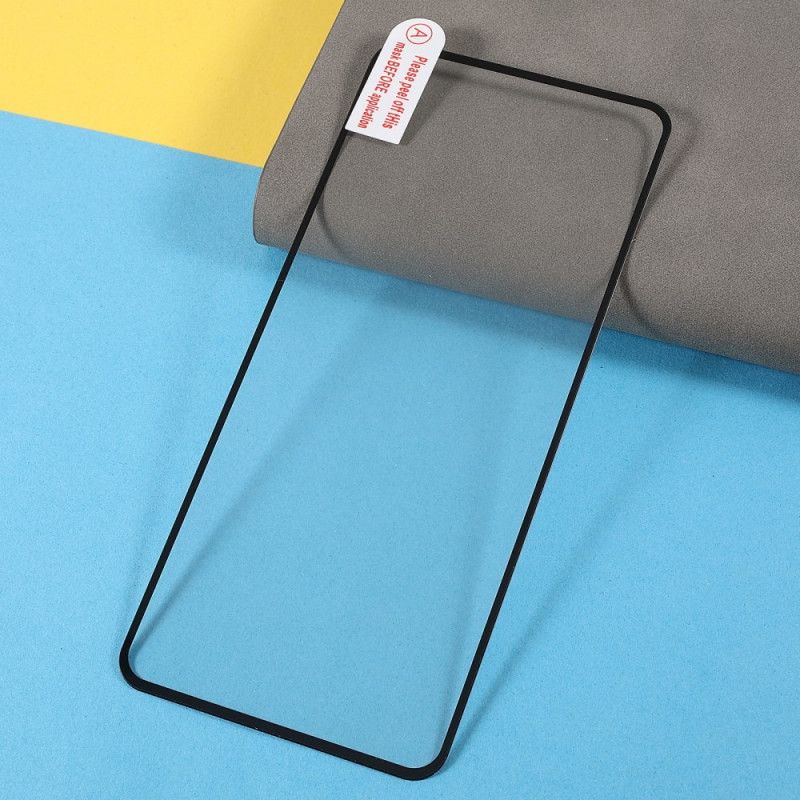 Protection Écran Verre Trempé Contours Noirs Coque Realme 8i