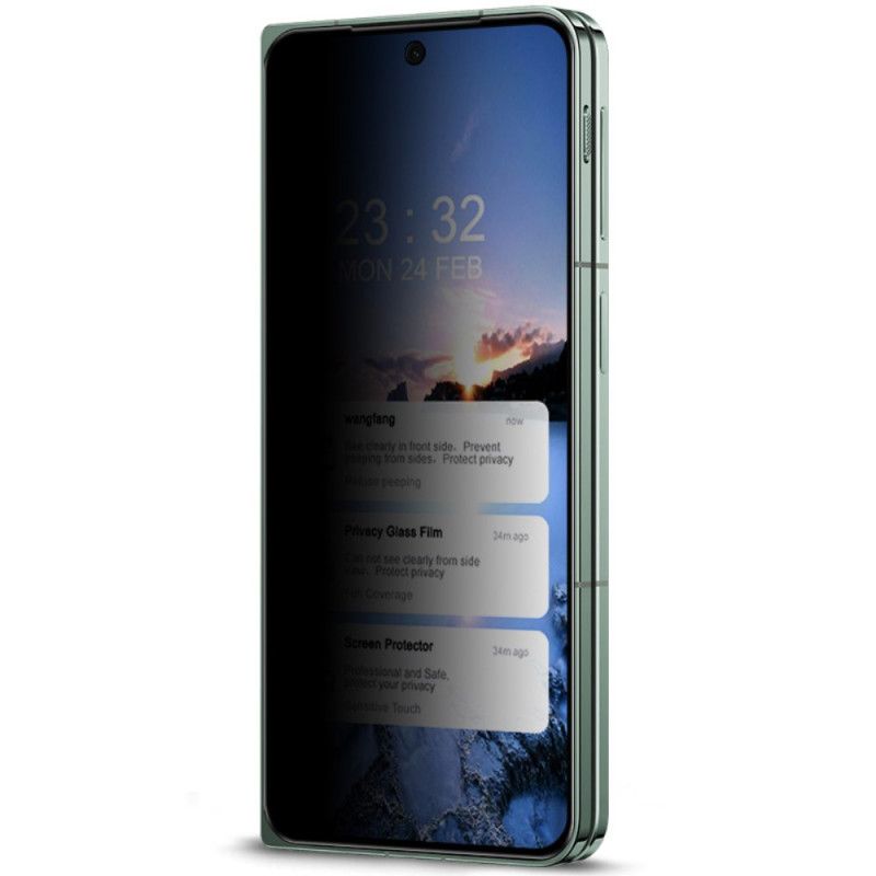 Protection en Verre Trempé Anti-Espion pour Écran Avant Oppo Find N3 / OnePlus Open IMAK
