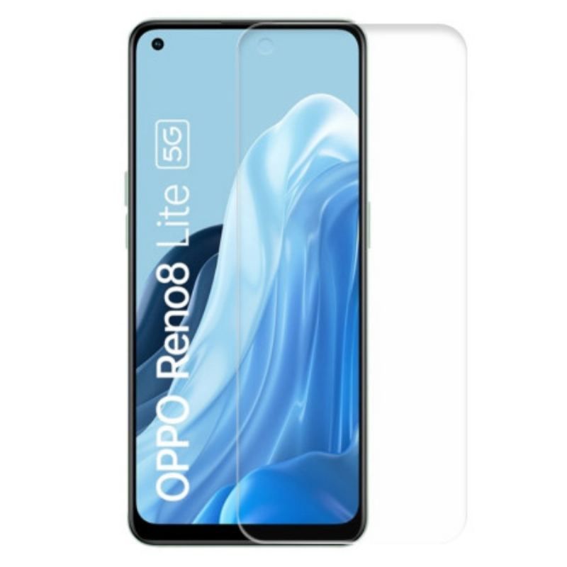 Protection en verre trempé HD pour l'écran du Oppo Reno 8 Lite