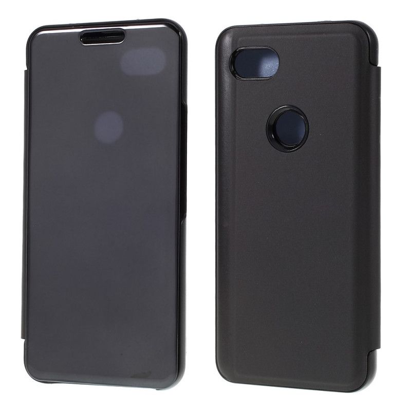 View Cover Google Pixel 3a Miroir Et Effet Cuir