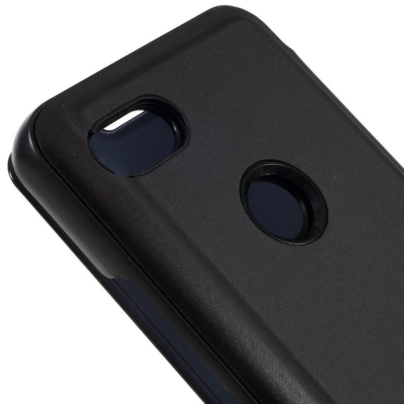 View Cover Google Pixel 3a Miroir Et Effet Cuir