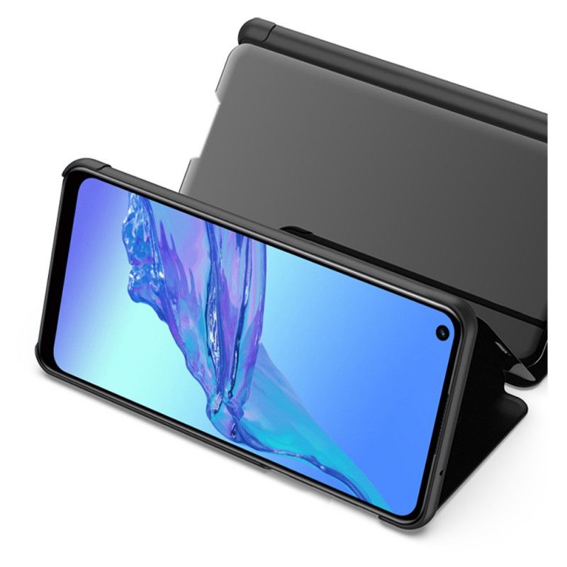 View Cover Oppo A53 / A53s Miroir Et Simili Cuir