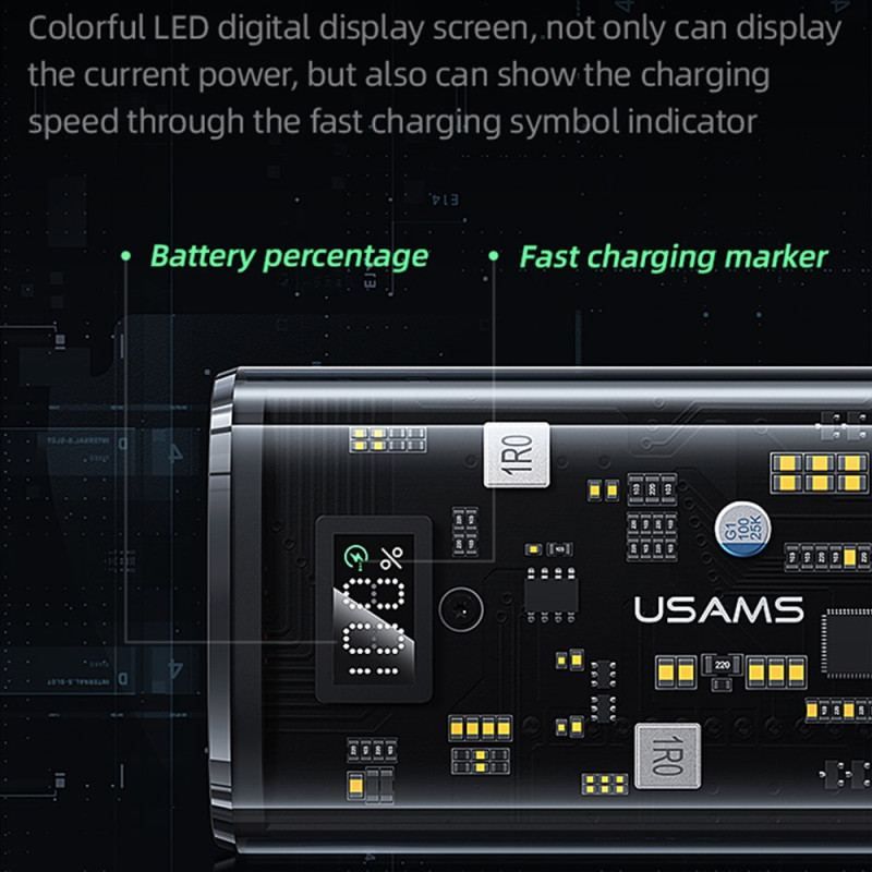 Batterie Externe 9000mAh Double Ports Affichage Digital