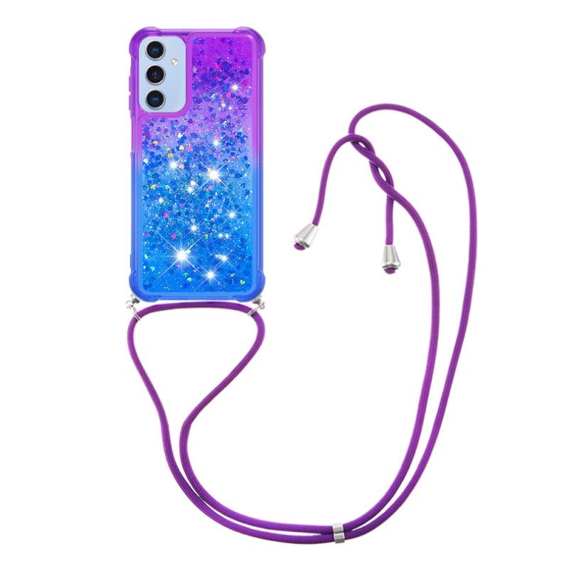 Coque à Cordon Samsung Galaxy A17 4G / 5G Gradient Paillettes