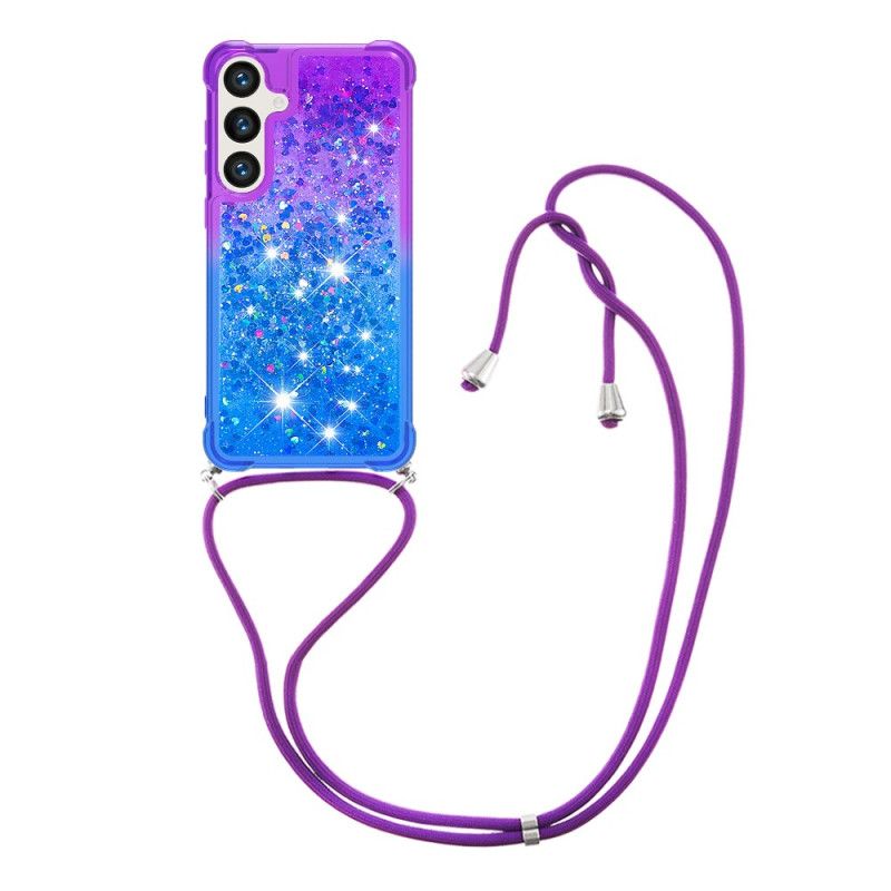 Coque à Cordon Samsung Galaxy S26 Gradient Paillettes