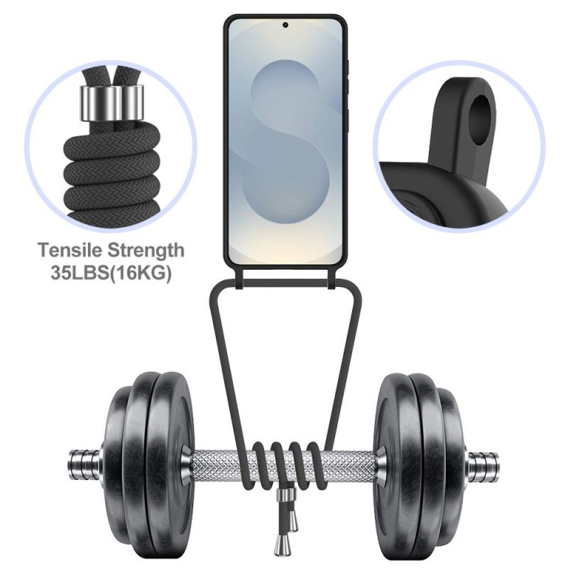 Coque à Cordon Samsung Galaxy S26 Porte-Carte