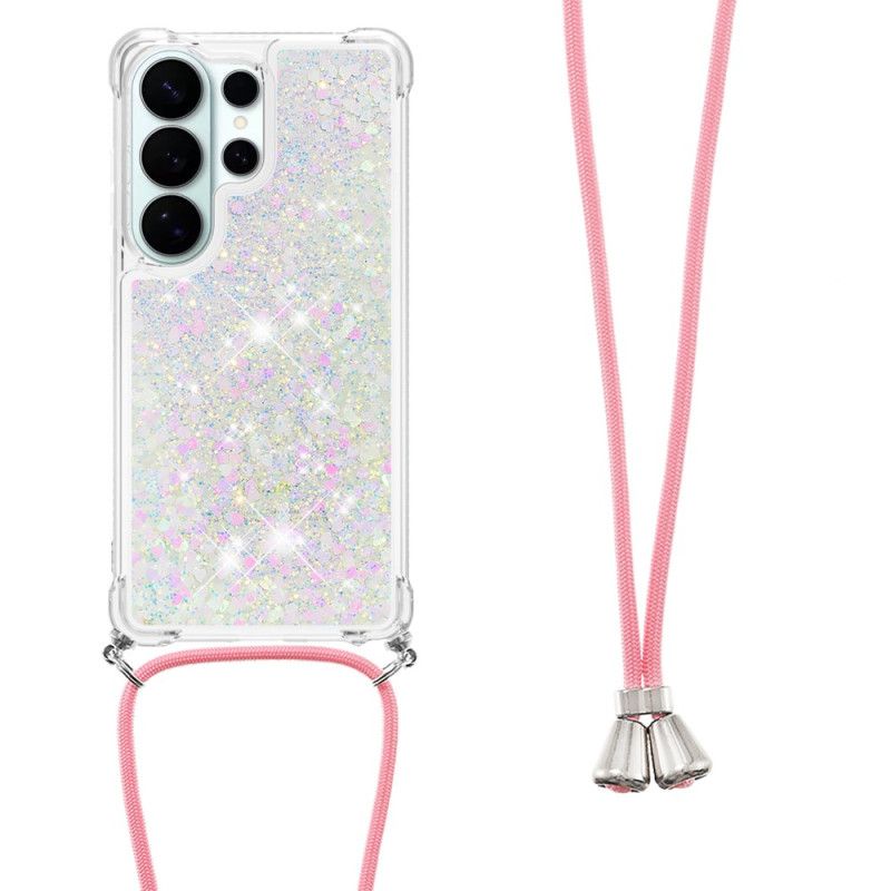 Coque à Cordon Samsung Galaxy S26 Ultra Paillettes