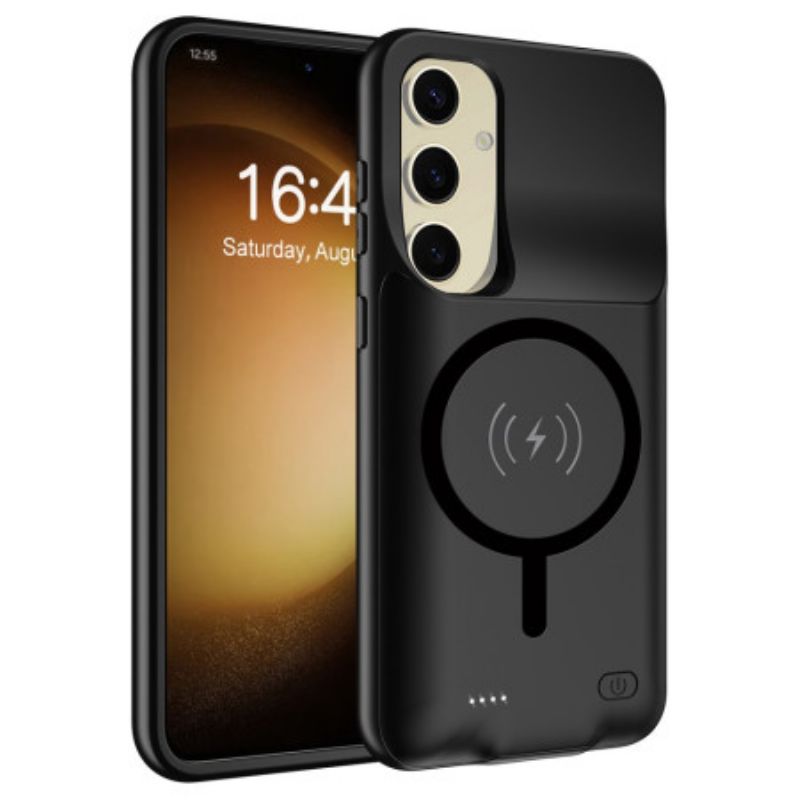 Coque Batterie 10000mAh pour Samsung Galaxy S25 Chargeur Externe avec Fixation Magnétique