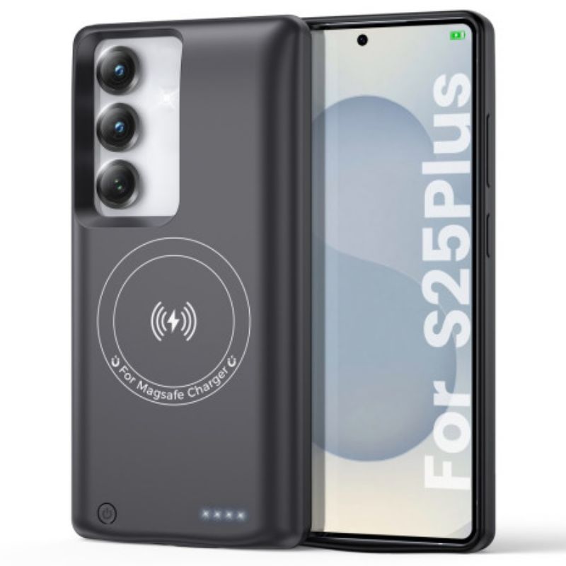 Coque Batterie 10000mAh pour Samsung Galaxy S25 Plus / S24 Plus Chargeur avec Fixation Magnétique