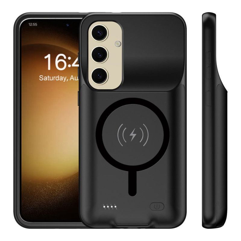Coque Batterie 10000mAh Samsung Galaxy S25 Plus Chargeur Externe avec Fixation Magnétique