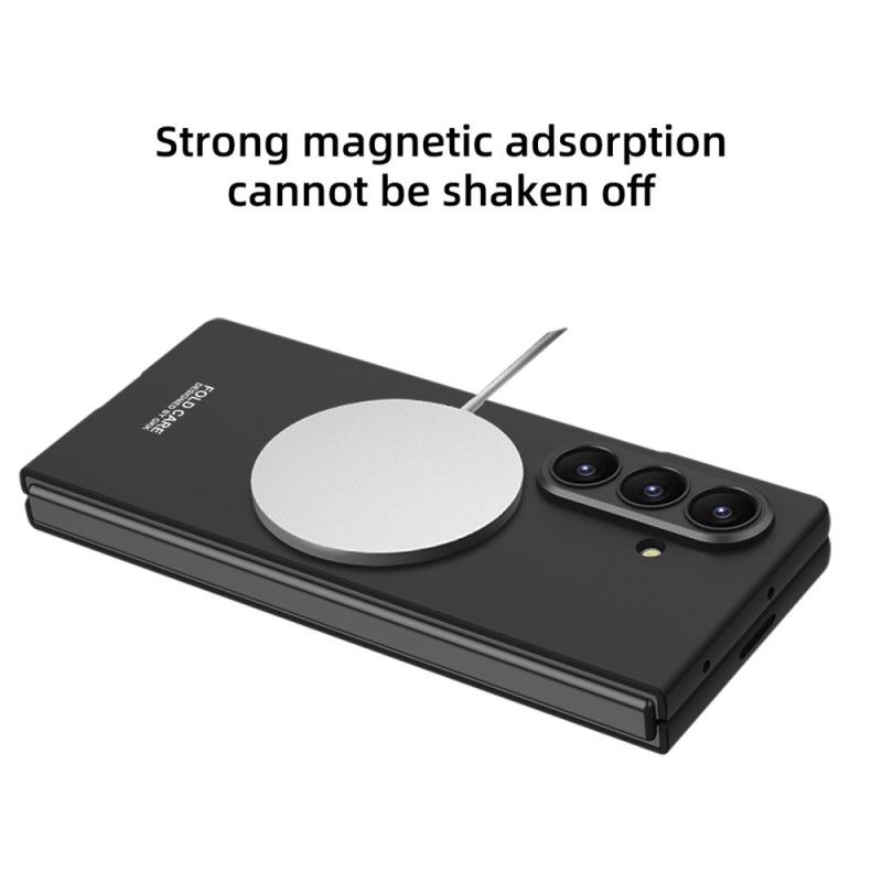 Coque Magnétique pour Samsung Galaxy Z Fold 7 Magnétique avec Protecteur Écran en Verre Trempé