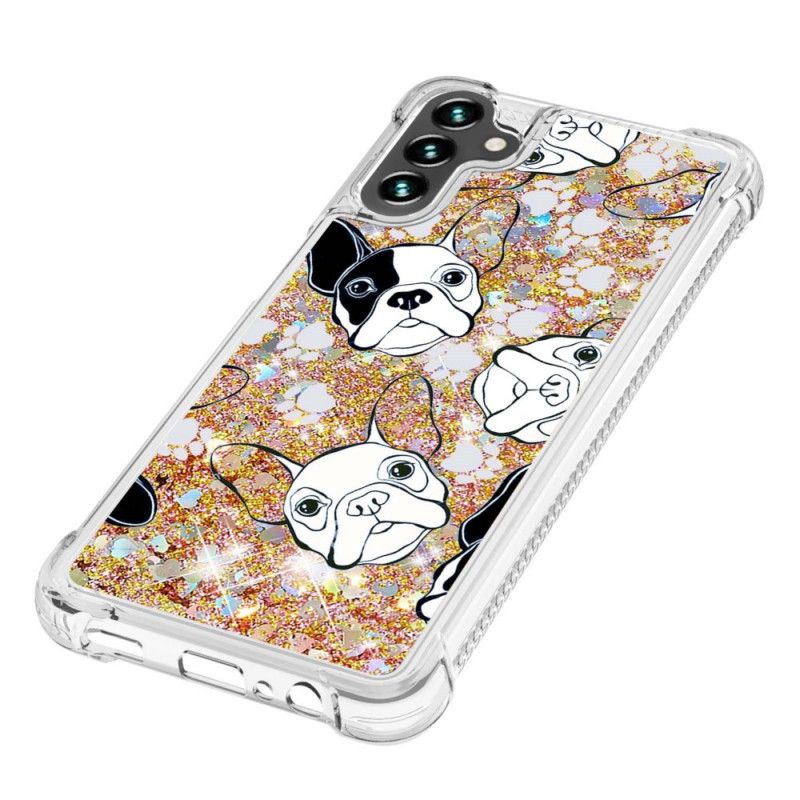 Coque Pour Samsung Galaxy A13 5G Mr Chien Paillettes