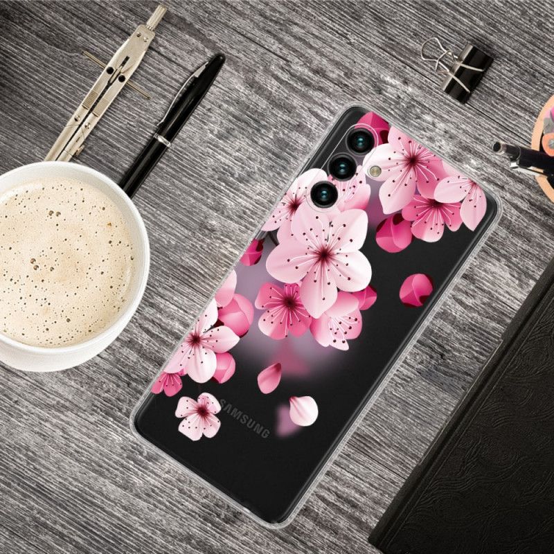 Coque Pour Samsung Galaxy A13 5G Petites Fleurs Roses