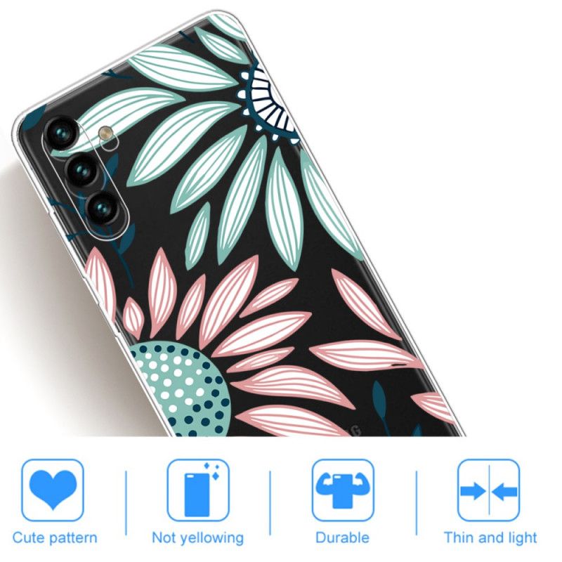 Coque Pour Samsung Galaxy A13 5G Transparente Une Fleur