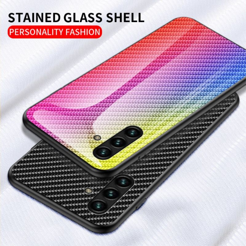 Coque Pour Samsung Galaxy A13 5G Verre Trempé Fibre Carbone