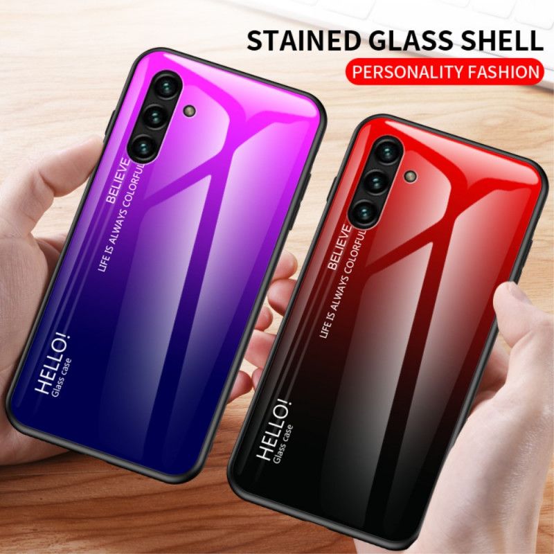 Coque Pour Samsung Galaxy A13 5G Verre Trempé Hello