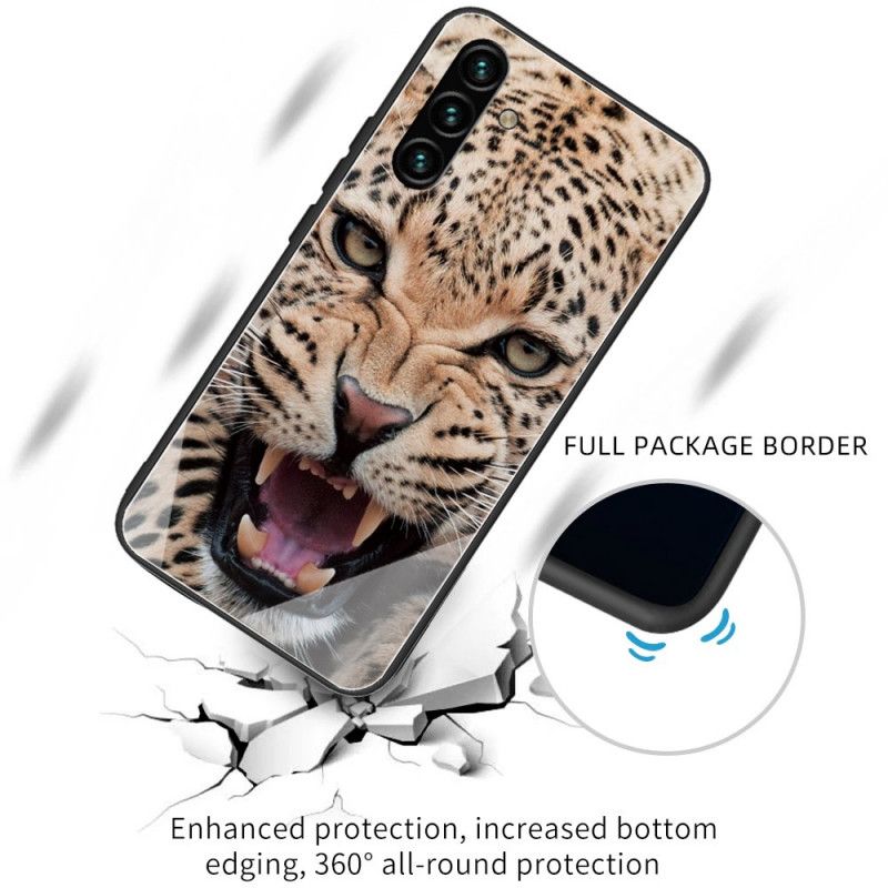 Coque Pour Samsung Galaxy A13 5G Verre Trempé Léopard