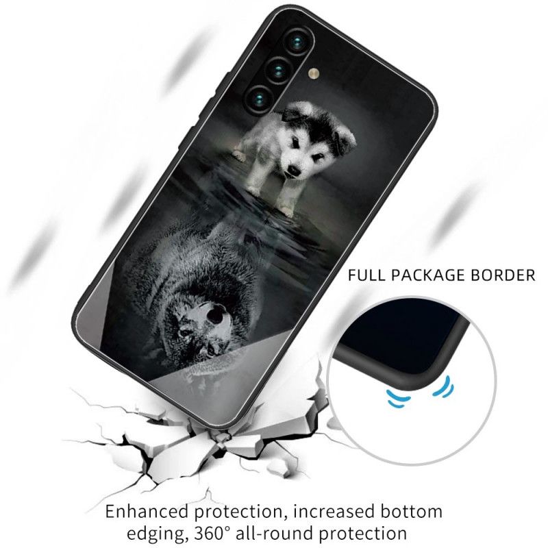 Coque Pour Samsung Galaxy A13 5G Verre Trempé Rêve De Chiot